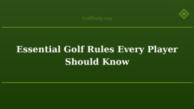 Essential Golf Rules Every Player Should Know