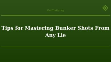 Tips for Mastering Bunker Shots From Any Lie