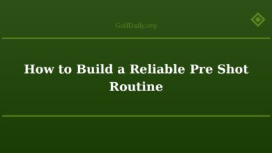 How to Build a Reliable Pre Shot Routine