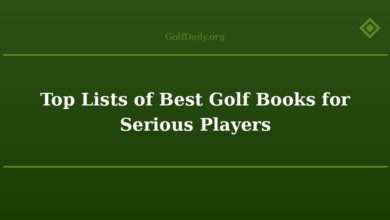 Top Lists of Best Golf Books for Serious Players