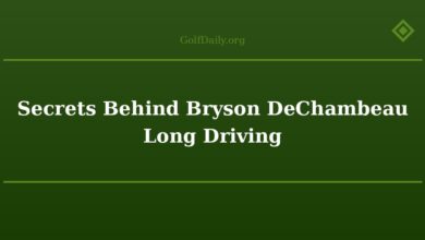 Secrets Behind Bryson DeChambeau Long Driving