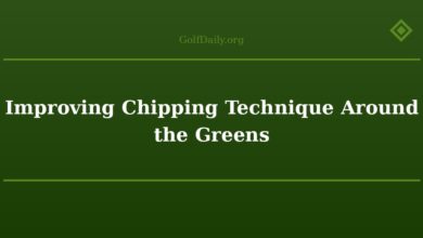 Improving Chipping Technique Around the Greens