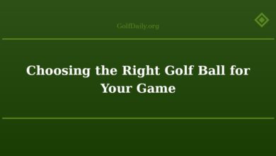 Choosing the Right Golf Ball for Your Game