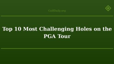 Top 10 Most Challenging Holes on the PGA Tour