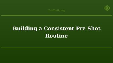 Building a Consistent Pre Shot Routine