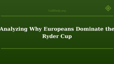 Analyzing Why Europeans Dominate the Ryder Cup
