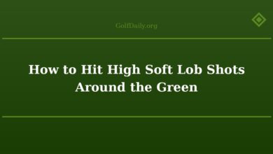 How to Hit High Soft Lob Shots Around the Green