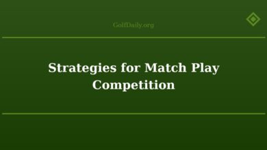 Strategies for Match Play Competition