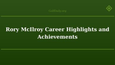 Rory McIlroy Career Highlights and Achievements